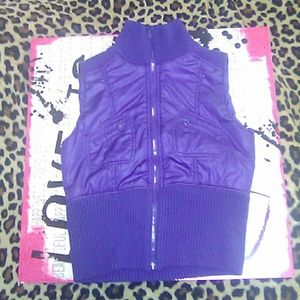 Body Central Blue Vest